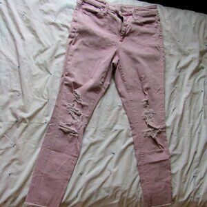 Light Pink American Eagle Ripped Jeans